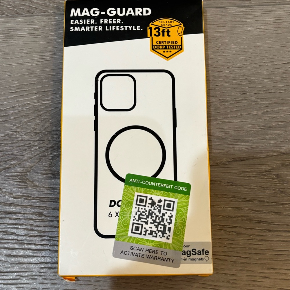 Mag-Guard MagSafe iPhone 15 Pro Max Black Phone Case - Picture 3 of 10